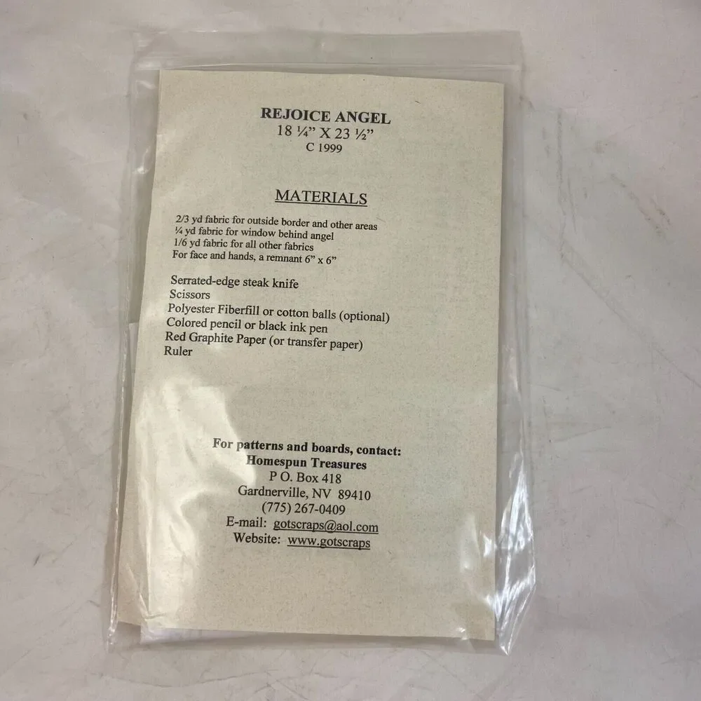 #7469 Picture It With Fabric Rejoice Angel Wall Quilt pattern